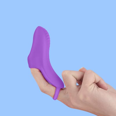 Dedeira Estimuladora de Ponto G em Silicone com 9 Modos de Vibração - S-Hande OMG | 5,4 x 2,5 cm | Disponível em 2 Cores