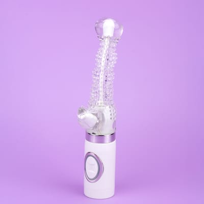 Vibrador Estimulador de Ponto G e Clítoris com 3 Modos de Vibração e 3 Velocidades de Rotação - Sio Hime Êxtase | 10 x 3 cm