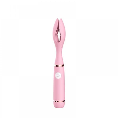 Vibrador Estimulador Feito em Silicone com 12 Modos de Vibração Recarregável - Spark Of Love Vibrator | 19,5 x 2,6 cm