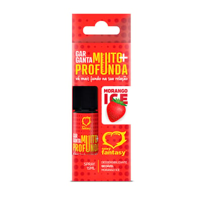 Spray Beijável Dessensibilizante - Sexy Fantasy Garganta Muito + Profunda! - 15 ml | Disponível em 4 Sabores