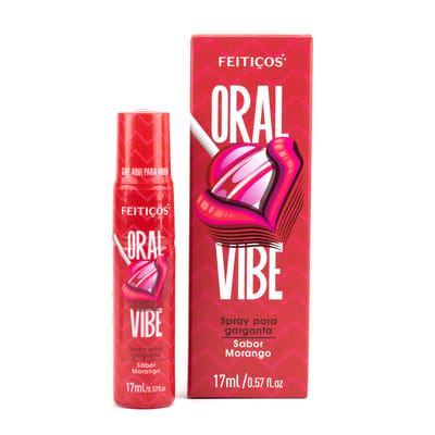 Spray para Garganta com Sensação de Vibração - Feitiços Aromáticos Oral Vibe | 17 ml | Disponível em 3 Sabores