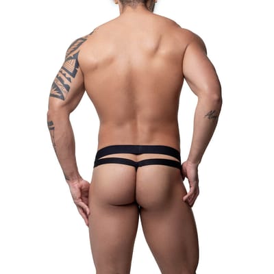 Cueca Fio Dental Slip em Tule com Elástico Duplo e Fio Dental - Steves Designer | Tamanho Único