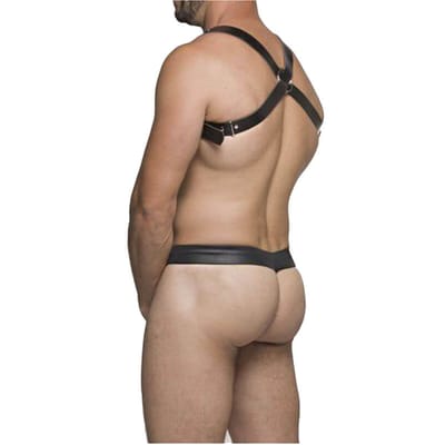 Cueca Jock Fio Dental com Anel Peniano em Argola | Steves Designer