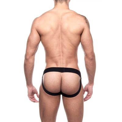 Steves Designer - Cueca JockStrap Básica em Tecido Confortável | Cor: Preto