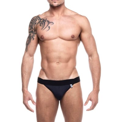 Steves Designer - Cueca JockStrap Básica em Tecido Confortável | Cor: Preto