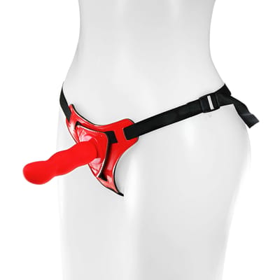 Cinta Peniana com Penetrador Ondulado em Silicone - Strap On Deep Climax | 12,3 x 3,5 cm | Disponível em 4 Cores