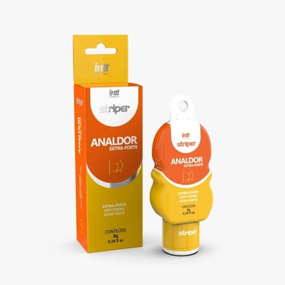 Gel Anestésico Extra Forte - Intt Striper Analdor | 8 g