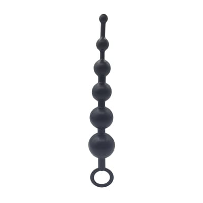Plug Anal com 6 Esferas para Estimulação - Submission | 16 cm