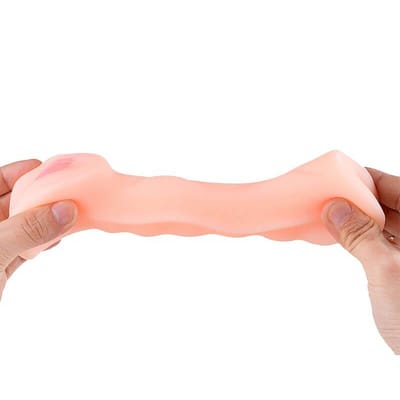 Masturbador Masculino em Cyberskin com Formato de Vagina - Super Real 05 | 12,8 x 4,6 cm
