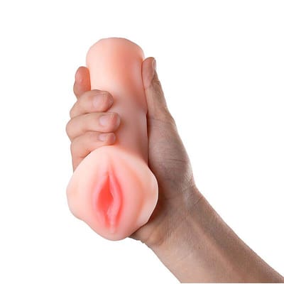 Masturbador Masculino em Cyberskin com Formato de Vagina - Super Real 05 | 12,8 x 4,6 cm