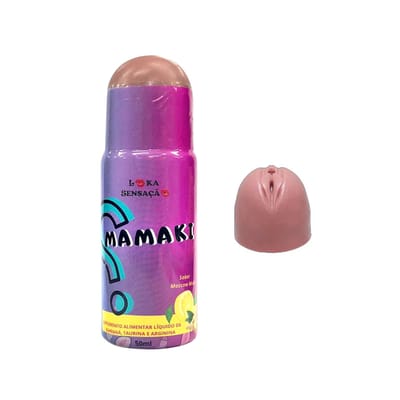 Suplemento Alimentar no Sabor de Moscow Mule com Tampa no Formato de Vagina - Loka Sensação Mamaki | 50ml