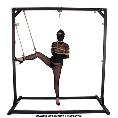 Suporte Tipo Trave para Shibari em Metal - Sex Furniture
