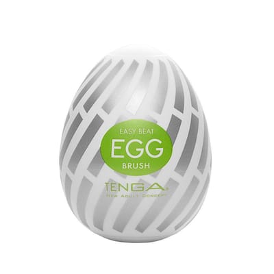Masturbador Masculino em Silicone com Texturas Interna - Tenga Egg Brush