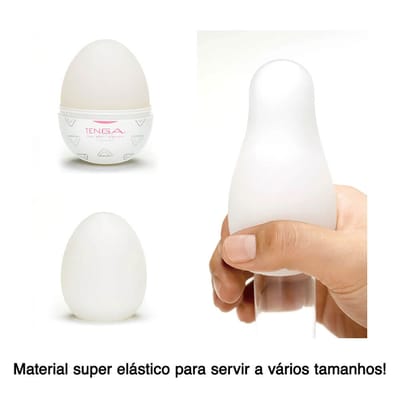 Masturbador Masculino com Nervuras Semicirculares - Tenga Egg Stepper