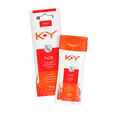 Ultragel Lubrificante Íntimo com Efeito que Aquece - K-Y Hot | 50g