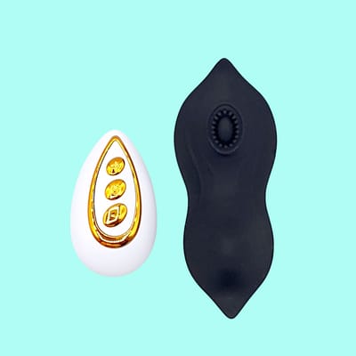 Vibrador de Calcinha com 10 Modos de Vibrações e Controle Remoto sem Fio | 10,2 x 4,2 cm