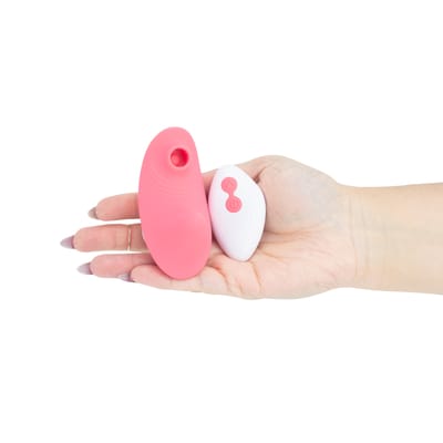 Vibrador para Calcinha em Silicone, 10 Modos de Vibração, 4 Tipos de Pulsação, Controle Remoto e Recarregável - Adão & Eva | 8,5 x 4,3 cm | Disponível em 2 Cores