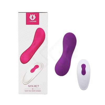 Vibrador de Calcinha com 9 Modos de Vibração, Controle Remoto Sem Fio e Carregamento Magnético - S-Hande NYX RCT | 10,3 x 3,4 cm | Disponível em 2 Cores