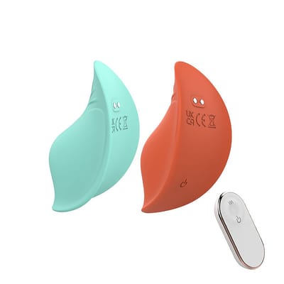 Vibrador de Calcinha em Silicone com 9 Modos de Vibrações, Controle Remoto Sem Fio e Recarregável - S-Hand Love Of Butterflies RCT | 8,4 x 4,6 cm | Disponível em 2 Cores