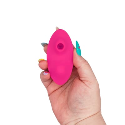 Vibrador de Calcinha Recarregável em Silicone com 9 Modos de Vibrações, 9 Modos de Pulsação com Controle Remoto Sem Fio e Controle Via App - 5,4 x 4,1 cm | Disponível em 2 Cores