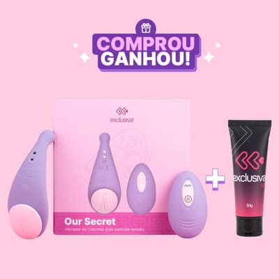 Vibrador de Calcinha em Silicone Macio com 9 Modos de Vibração e Controle Remoto Sem Fio - Exclusiva Our Secret