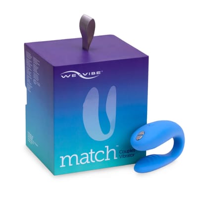 Vibrador Para Casais Recarregável com 10 Modos de Vibração e Controle Remoto Sem Fio - We-Vibe Match
