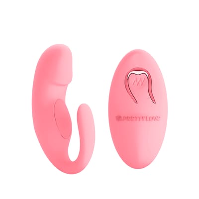 Vibrador de Ponto G em Silicone com 12 Modos de Vibrações, Recarregável  e Controle Remoto sem Fio - Pretty Love Tiffany | Disponível em 3 Cores