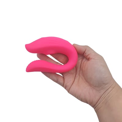 Vibrador de Casal em Silicone com 9 Modos de Vibrações e Pulsações, Controle via Aplicativo e Recarregável - SI | Disponível em 2 Cores