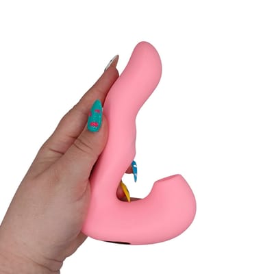 Vibrador de Clitóris e Ponto G Recarregável com 10 Modos de Virações, 5 Modos de Pulsação e 5 Modos de Toque - Magic Finger | 30 x 3,8 cm