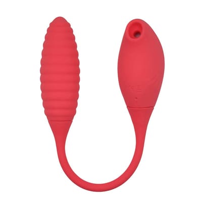 Vibrador Duplo Recarregável com 10 Modos de Estimulação e 10 Tipos de Pulsações - Pleasure Dreams | 9,5 x 3,6 cm