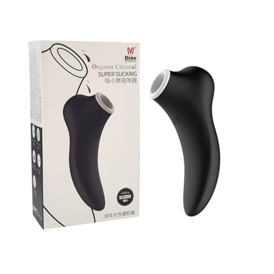 Vibrador e Estimulador de Clitóris com 7 Modos de Pulsação e Vibração, Recarregável - Dibe Orgasm Clitoral Super Sucking 4 | 14,7 x 4,1 cm