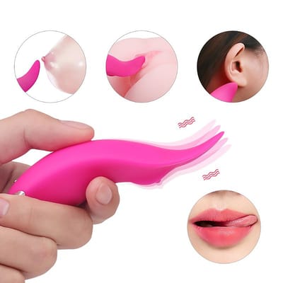 Vibrador Estimulador de Clitóris com 9 Modos de Vibrações - Kissme S-hande | 4,9 x 3,3 | Disponível 2 Cores