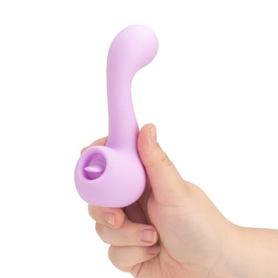 Vibrador e Estimulador de Clitóris com Simulador de Sexo Oral, 7 Modos de Vibração e Recarregável por Base Magnética - Intt Toys My Sweet Dino | Disponível em 2 Cores