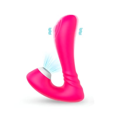 Vibrador Estimulador de Clítoris e Ponto G Recarregável com 9 Modos de Vibração e 9 Intensidades de Pulsação - S-Hande Grey | Disponível em 2 Cores