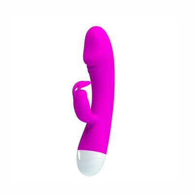 Vibrador Estimulador de Ponto G e Clitóris com 30 Níveis de Vibração, Recarregável via USB - Pretty Love Will | 10,6 x 3,9 cm