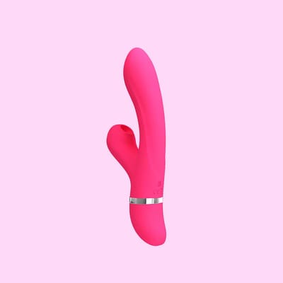 Vibrador Estimulador de Ponto G e Clitóris com 7 Modos de Vibração e 4 Níveis de Pulsação - Pretty Love Willow | 11,5 x 3,3 cm