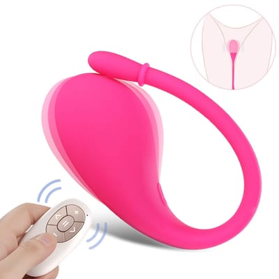 Vibrador Estimulador de Ponto G Recarregável em Silicone com 5 Modos de Vibração e 5 Níveis de Intensidade - S-Hande Ruby II | 9 x 3,5 cm