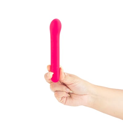 Vibrador Estimulador de Ponto G em Silicone com 10 Modos de Vibração e Cabo USB - Yaffa Lingerie | 11,4 x 2,8 cm