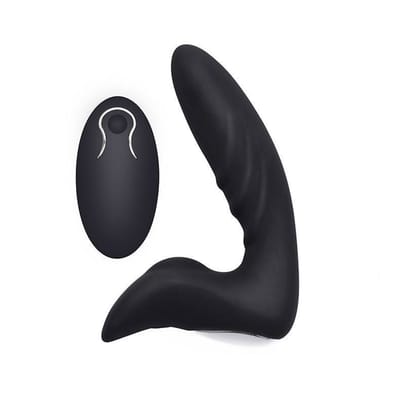 Vibrador Estimulador de Próstata e Períneo Recarregável com 10 Modos de Vibrações e Controle Remoto sem Fio - Prostate Massager | 9,7 x 3,1 cm