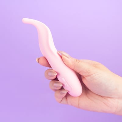 Estimulador de Ponto G e Clitóris em Silicone Macio Com 10 Modos de Vibração e Carregamento USB Magnético - Exclusiva Nadja