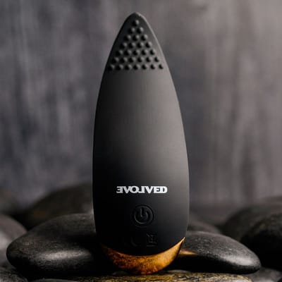 Vibrador Flexível em Forma de Língua com Cerdas Massageadoras e 10 Modos de Vibração - Evolved Tip Tingler | 7,4 x 3,1 cm