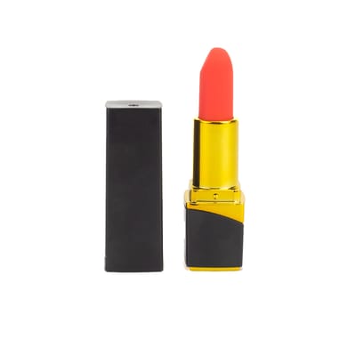 Vibrador no Formato de Batom com 10 Modos de Vibração, Recarregável e Resistente à Água - LipStick Vibrator | 9,2 x 1,3 cm | Disponível em 2 Cores