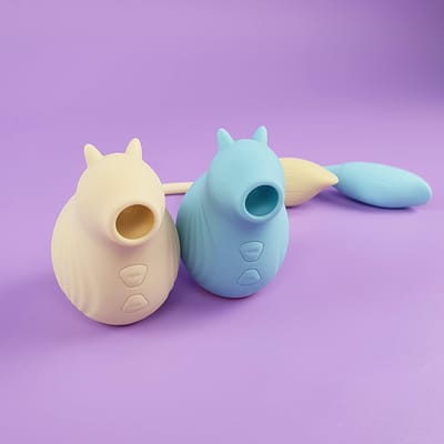 Vibrador no Formato de Roedor em Silicone com 10 Modos de Pulsação, 10 Modos de Vibração, Carregamento via USB - Sexy Import | Disponível em 2 Cores