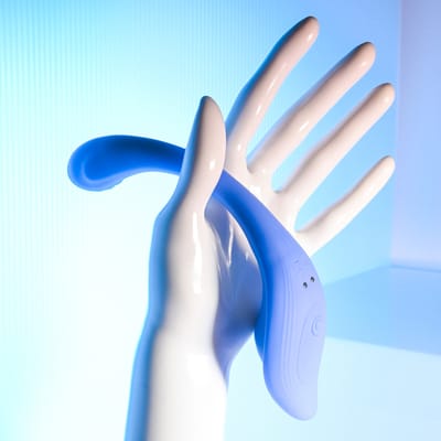 Vibrador Massageador para Casais com 9 Modos de Vibração, Recarregável e Controle Remoto Sem Fio - Evolved Anywhere Vibe | 10 x 2,4 cm