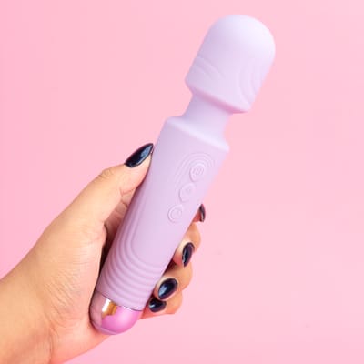 Vibrador Massageador em Silicone com 20 Modos de Vibração, 9 Intensidades e Carregamento via Cabo USB - Exclusiva SensiWave