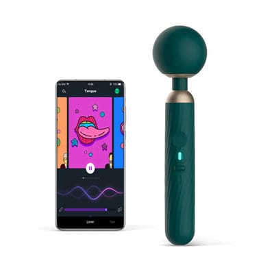 Vibrador Massageador em Silicone Soft com Motor Duplo, 5 Modos de Vibração, 4 Níveis de Intensidade e App Control - Magic Motion Zenith | 8,5 x 6,8 cm