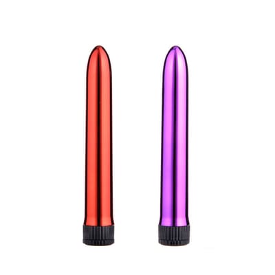 Vibrador Personal em ABS com Vibração Multivelocidade à Pilha - Multispeed Super | 15 x 2,5 cm | Disponível em 2 Cores