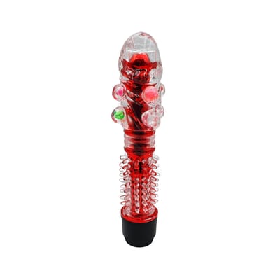 Vibrador Personal com Capa de Glande, Texturas Massageadoras e Vibração Multivelocidade - Vibrator G Spot | 14,3 x 1,7 cm | Disponível em 4 Cores