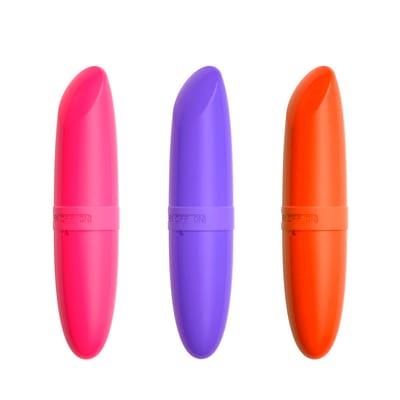 Vibrador Personal em Formato de Batom com Vibração Única - Lilo Lipstick | 12 x 2,5 cm | Disponível em 4 Cores