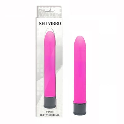 Vibrador Personal com Vibração Multivelocidade - Seu Vibro | 17,5 x 2,8 cm | Disponível em 5 Cores